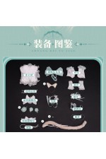 1/3 Delusion Genshin Impact Lynette Fanart Angel Neko Cosplay Costume